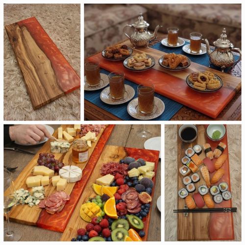 Plateau de presentation fromage charcuterie et autres