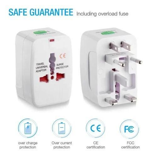 Adaptateur Universel de Voyage avec Ports USB - Prise Compacte et Pratique