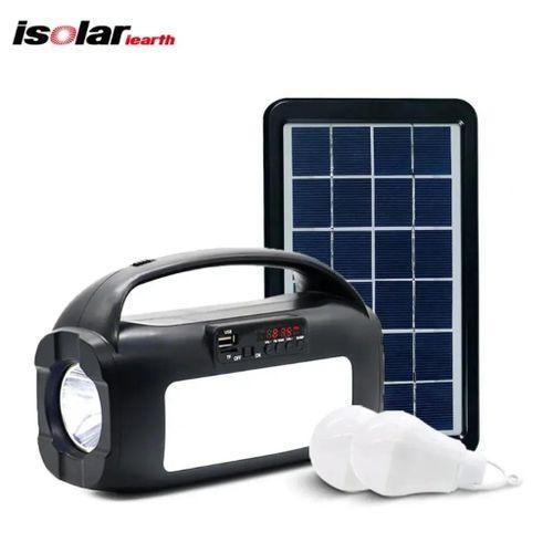 Système Solaire banque d'énergie Bluetooth multifonctionnelle portable alimentée, MP3 radio FM,,