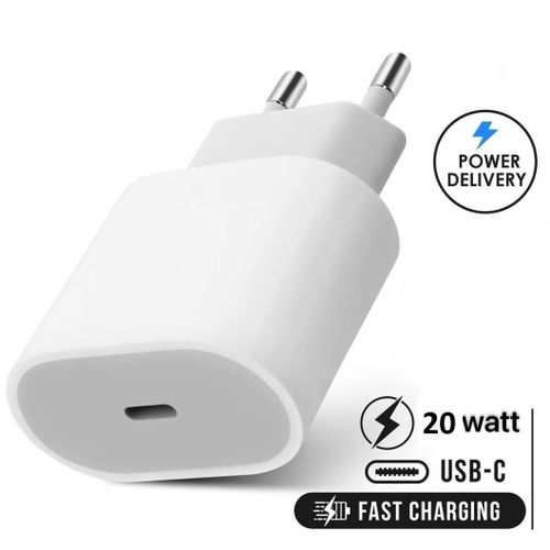 Adaptateur Secteur USB-C 20W – Charge Rapide