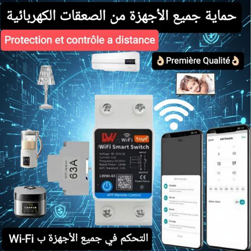Disjoncteur moniteur Protecteur intelligente WiFi fusible Surveillance surtension relais