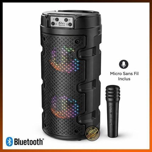 Enceinte Portable Bluetooth Spenner YS-16 avec Effets LED RGB et Micro