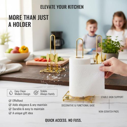 Support stable pour rouleau de papier absorbant