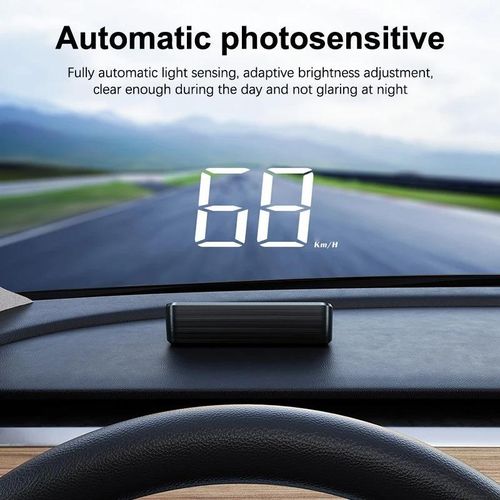 Afficheur Digital Universel GPS Y03 Compteur de Vitesse HUD à Grand Écran Km/h – Installation Plug & Play pour Voiture, Moto, Camion