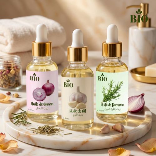 Pack Beauté Cheveux 50 ml , Trio de huiles naturelles pour de éclat et force