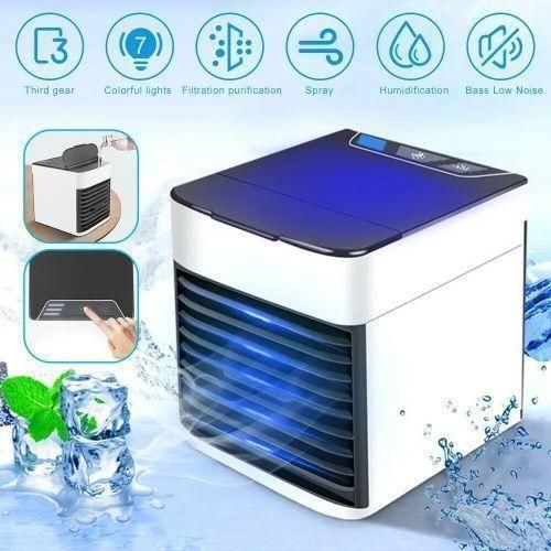 Mini climatiseur portable USB, ventilateur brittop avec 3 vitesses réglables