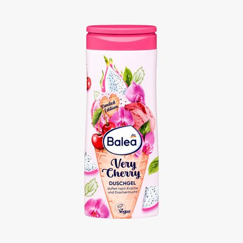 Gel douche au parfum rafraîchissant de cerise