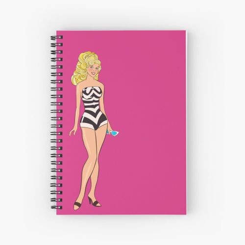 First Barbie Doll - 90s Style Spiral Notebook - Bloc note