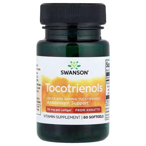 Tocotrinols issus de rocou 50 mg 60 caps enveloppe molle - Complexe de vitamine E