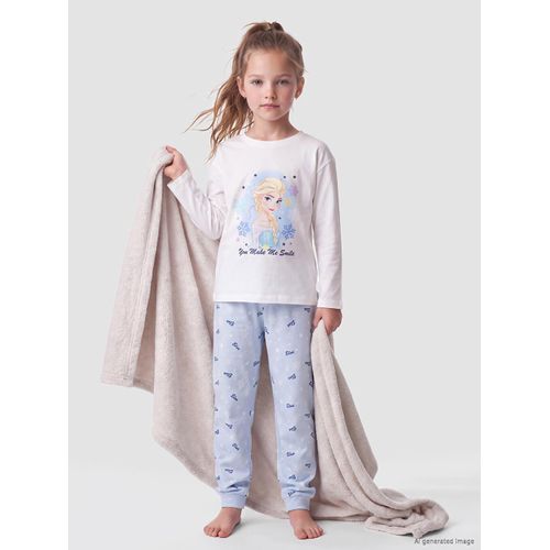 Ensemble de pyjama fille à col rond sous licence Frozen