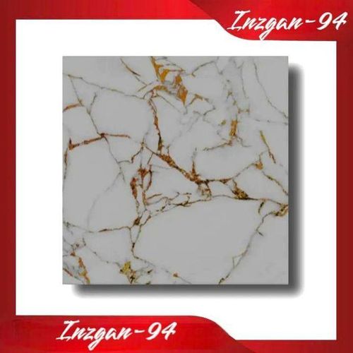 Carreau Adhésif Effet Marbre – Blanc & Or