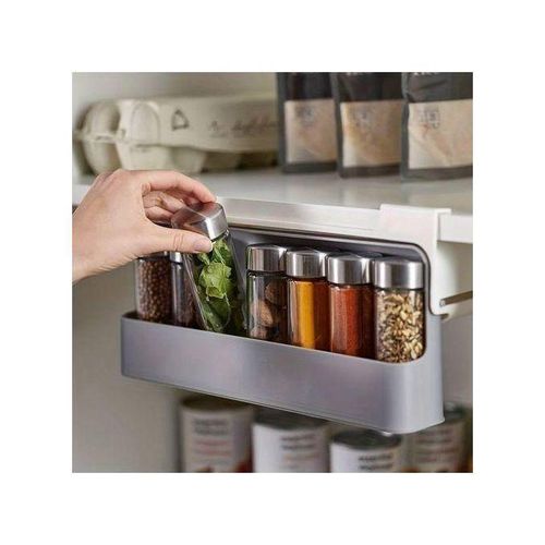 Bouteille dassaisonnement autocollante T1 rangement de cuisine étagère sous murale