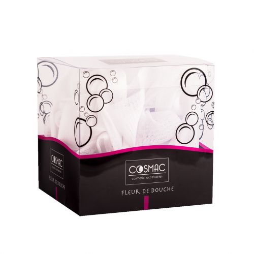 Fleur de Douche en Microfibre Cosmac Blanc