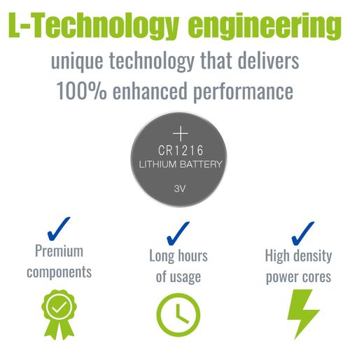 CR1216 LOT OF 5 (couleur et design aléatoire)