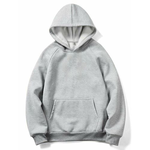 Sweat à Capuche Unisexe Gris – Pull Hoodie Confortable avec Poche Kangourou