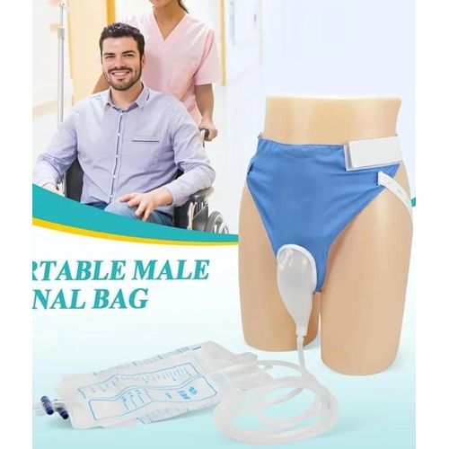 Sac de Drainage Médical Portable pour Homme – Confort Jour & Nuit