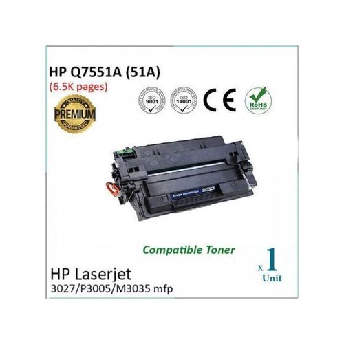 TONER Compatible Q7551A / 51A pour HP LASERJET P3005 / P3005