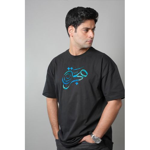 T-shirt Oversize Premium Noir en Coton - Style Minimaliste - Ghorabae