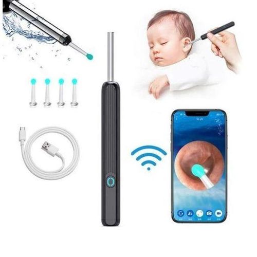 Nettoyeur d’Oreille avec Caméra HD – Otoscope Endoscope USB Sans Fil – Inspection Facile