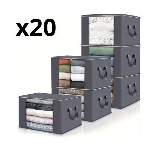 20 Sac de rangement stockage de vtements-de literie grande capacit