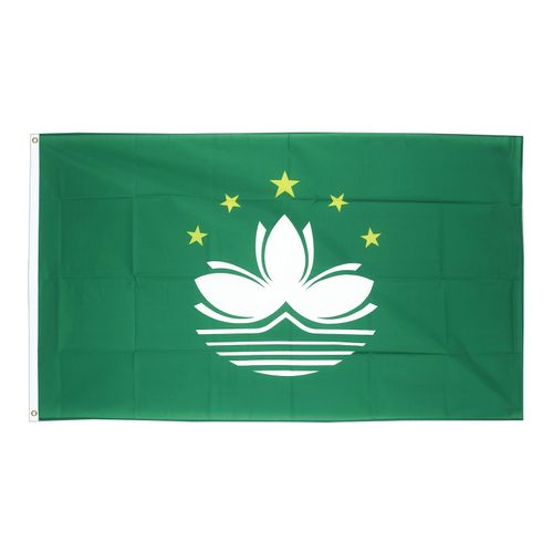 علم ماكاو بوليستر 140 سم × 90 سم