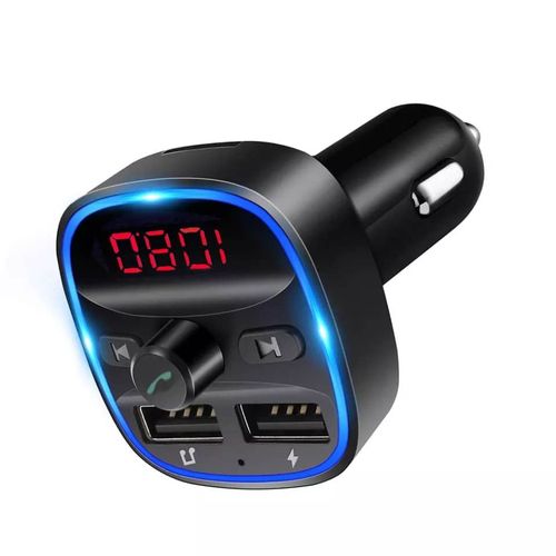 chargeur rapide double USB X8, Transmetteur sans fil Bluetooth FM pour voiture