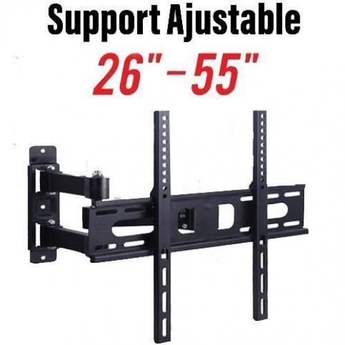 Support Tv Mural mobile 26 à 55° pour une vue optimale
