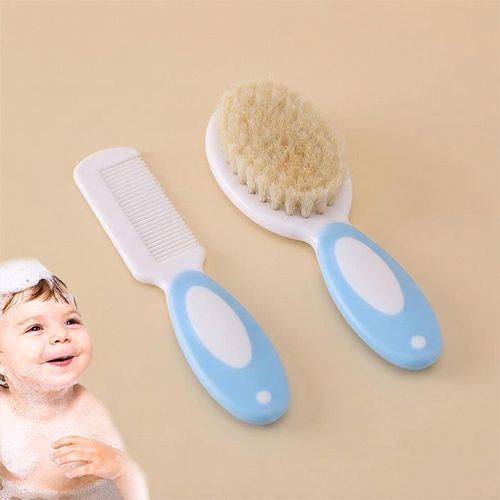 Set Brosse et Peigne pour Bébé – Brosse à Poils Doux & Peigne Délicat pour Nouveau-Né