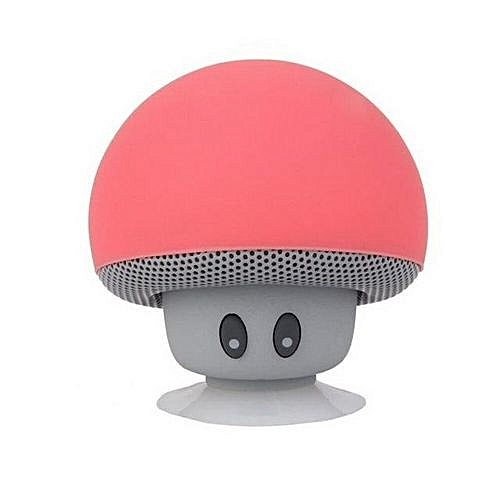 Generic Mini Mushroom Sans Fil Bluetooth Haut-Parleur Portable Étanche  Douche Stéréo Subwoofer Lecteur de Musique Pour IPhone Téléphone Mobile  (Rouge) à prix pas cher | Jumia Maroc
