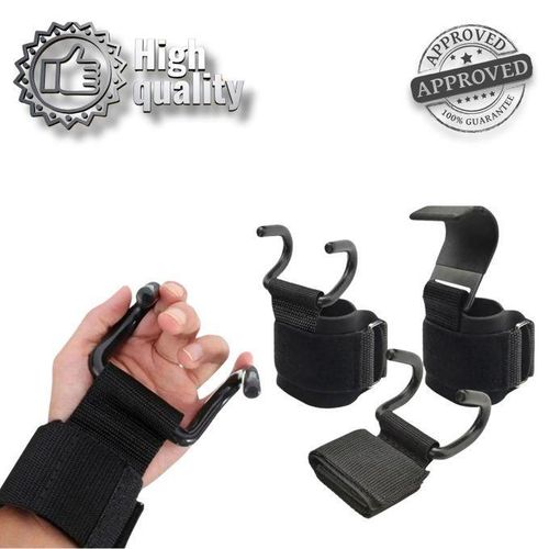 Gants de fitness à crochet pour levage de poids, sangles de poignet à barre de main, poignées d'entraînement de musculation, côtes rapides, offre spéciale
