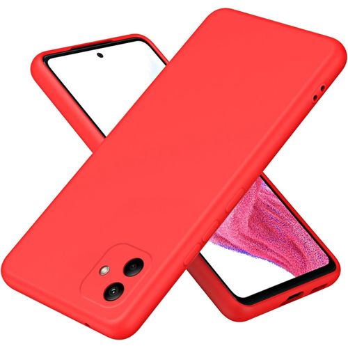 Pochette pour Samsung Galaxy A05 Silicone Liquide Protection - Rouge