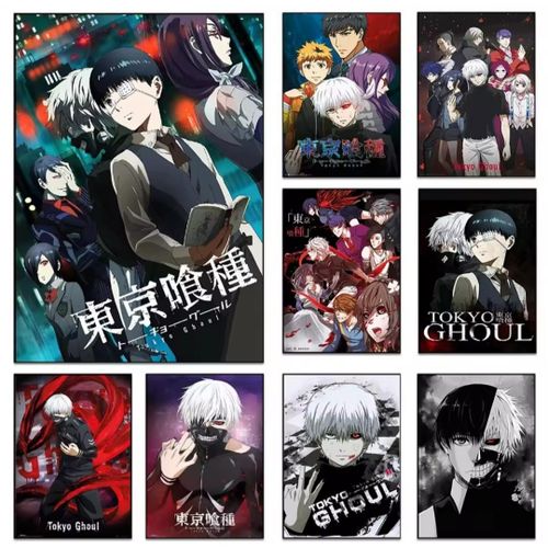 9Poster A4 Anime manga Tokyo Ghoul Style Poster décoration chambre