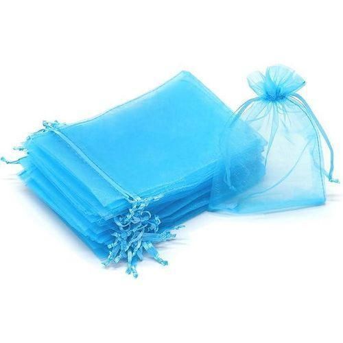 100 Sacs Pochettes en Organza Avec Cordon de Serrage