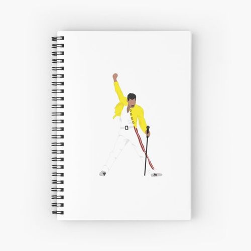 Freddie Mercury Spiral Notebook Bloc note