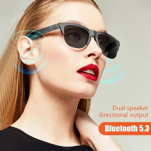 lunette de soleil Bluetooth F06 Anti-bleu, écouteurs sans fil, unisexe