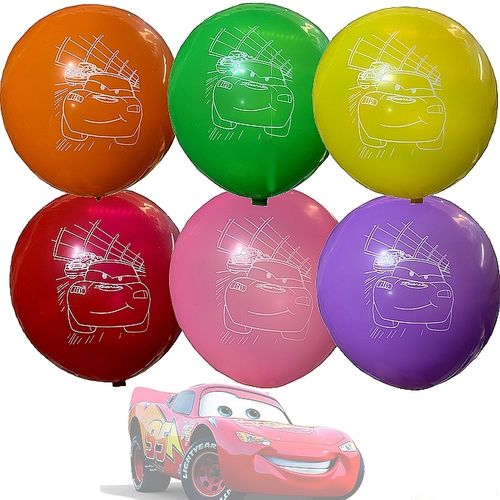 Pack de 10 ballons décoration anniversaire THE CAR