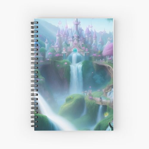The colorful land of the doll world - 16 Spiral Notebook - Bloc note