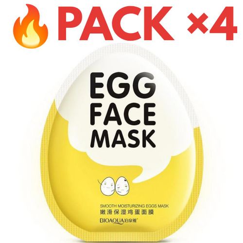 Egg Moisturizing Mask 25g – Lot de 4 Masques Visage