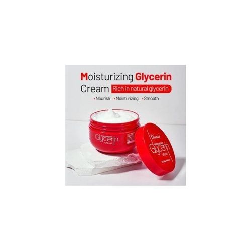 Disaar Crème hydratante à la glycérine 280 g, formule hydratante intense, nourrissante et apaisante, convient à tous les types de peau, soin pour une peau douce et lisse, idéale pour les peaux sèches et sensibles