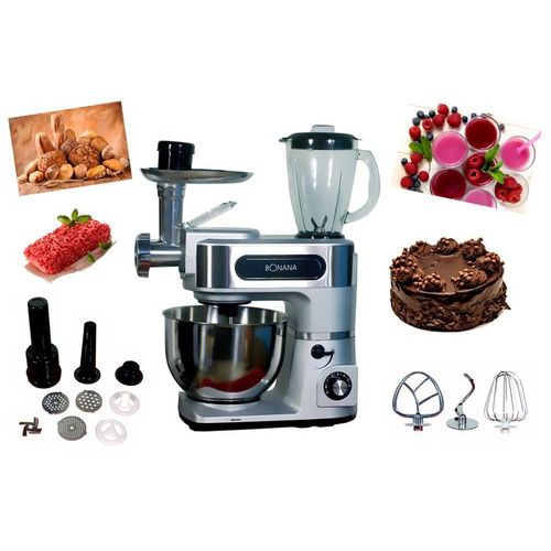 Robots Pétrin Multifonction Avec Mixeur et hachoir à viande 1800W