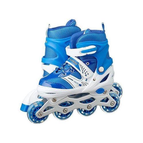 Patins à Roulettes Réglables pour Enfants - Confort et Sécurité Garantis rouge