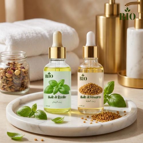 Duo Soin Cheveux 50 ml , Huile végétale Organic pour votre routine beauté