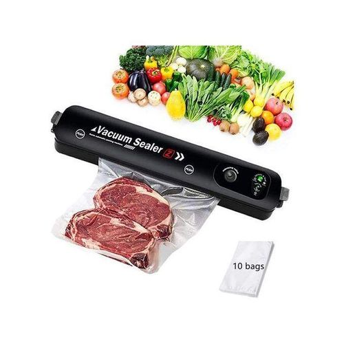 Vacuum Sealer Aspirez l'air et fermez les sacs pour conserver les aliments et les épices AVEC 10 PIECES