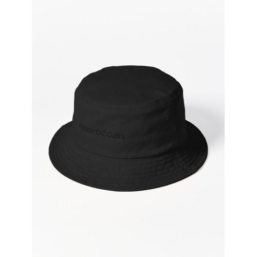 Chapeaux Bob noire Unisexe MOROCCO Hashtag Moroccan de bonne qualit