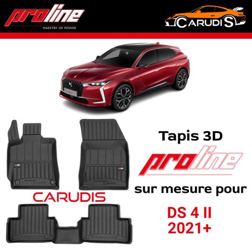 Tapis 3D de luxe DS4 II sur mesure exacte sans odeur imperméable