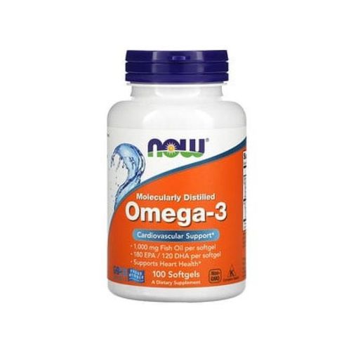 Omega 3 distillés moléculairement, soutien cardiovasculaire 100 gélules