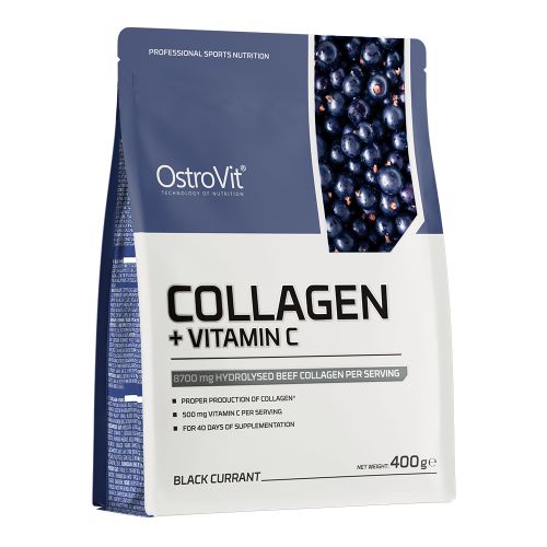 Collagen + Vitamin C 400 g Black Currant - Peau, Cheveux, Ongles & Articulations