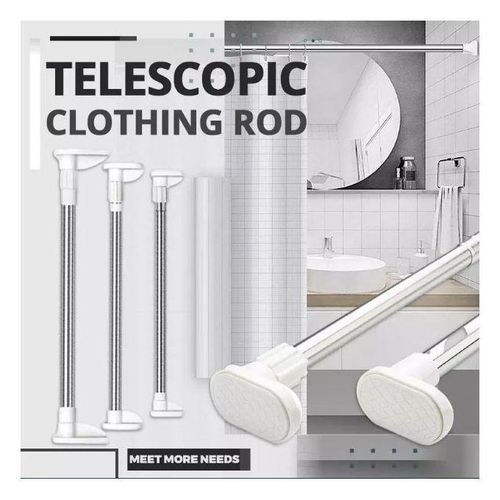 Tringle Barre télescopique extensible pour Rideau de douche, salon