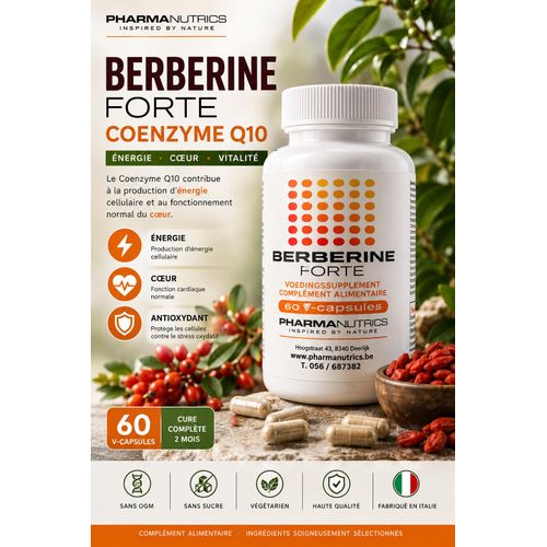 Berbérine Favorise le métabolisme de la glycémie et la santé cardiovasculaire