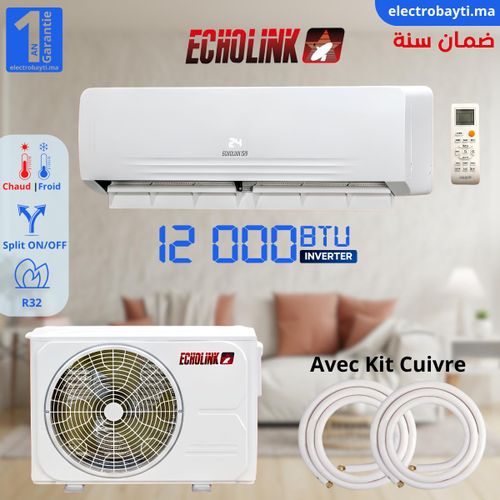 Climatiseur 12000 BTU INVERTER télécommande écran LED